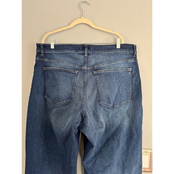 NWT Madewell The Plus Perfect Vintage Wide Leg Jeans Pipestone Wash Size 18W - Picture 9 of 12